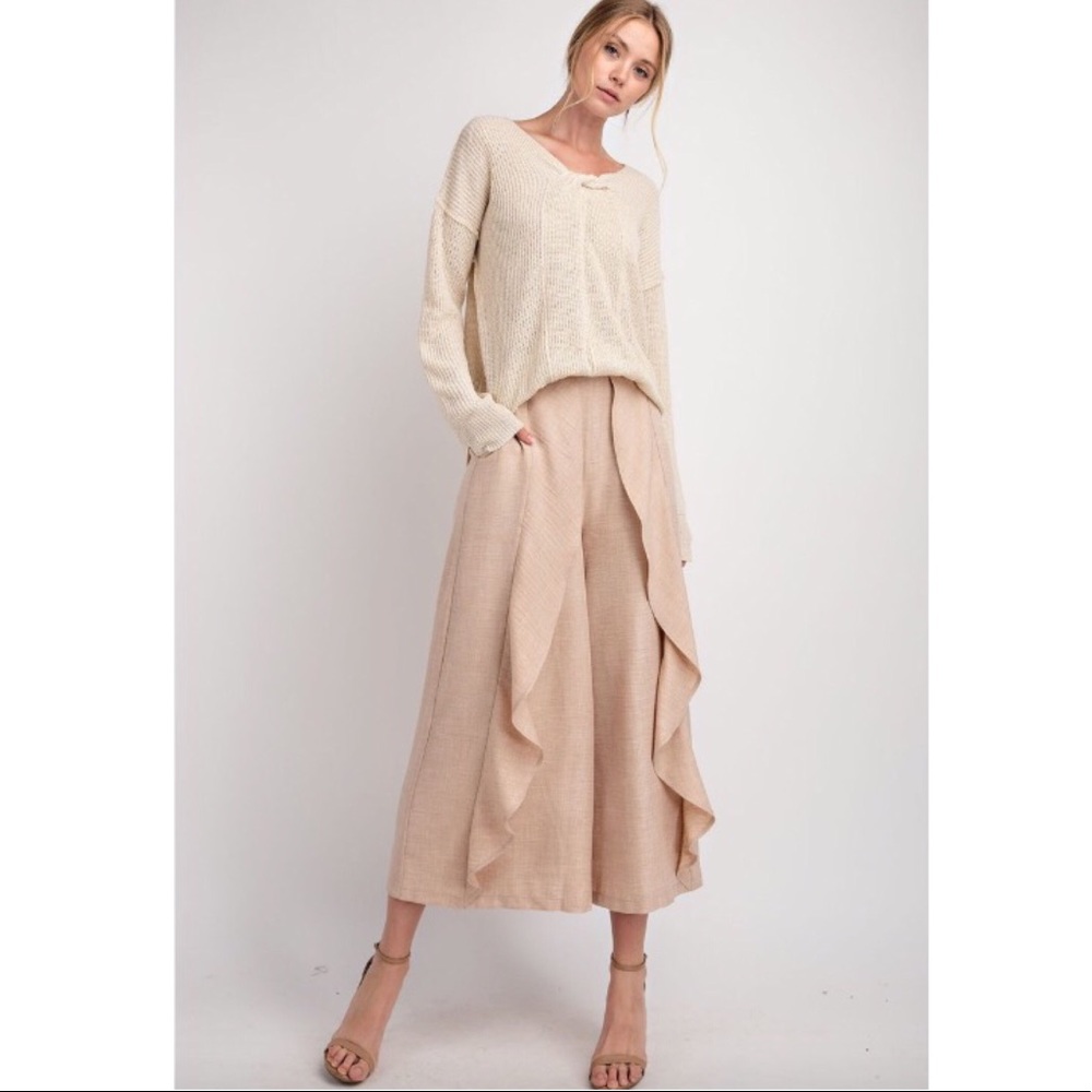 Last 1οΈβ£ Eggshell Twist Sweater - Picture 3 of 3
